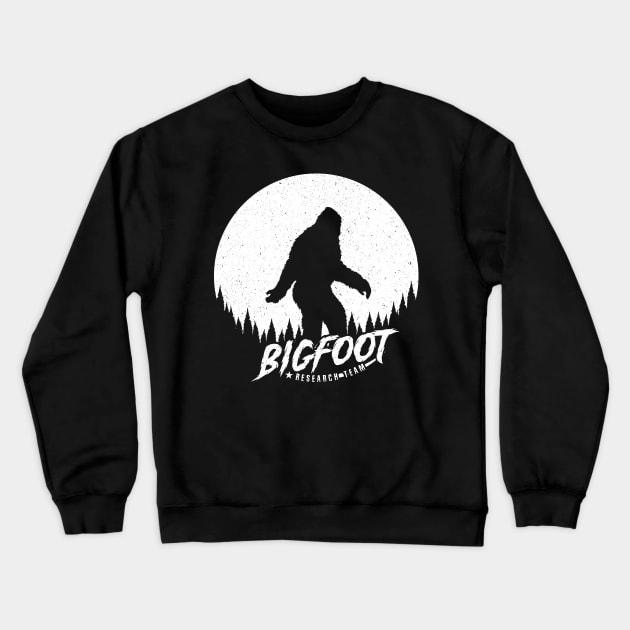 Bigfoot Research Team Crewneck Sweatshirt by Tesszero